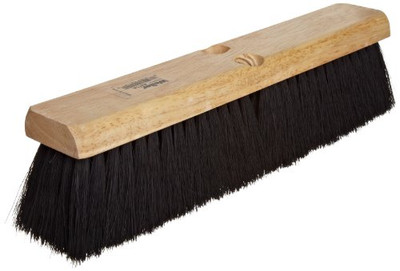 WEILER 804-42007 18 MEDIUM SWEEP FLOOR BRUSH BLACK TAMPICO FILL