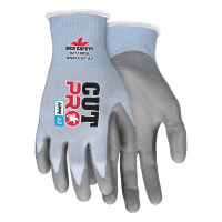 MEMPHIS GLOVE 127-92718PUXS CUT PRO  18 GA   BLUE HPPE  GRAY PU