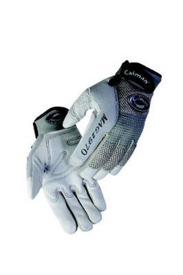 CAIMAN 607-2970-S MECH GLOVE GRY SPLIT DEER PALM