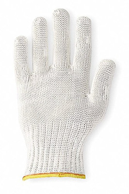 WELLS LAMONT 815-333372 KNIFEHANDLER WHITE GLOVE  3 CUFF M