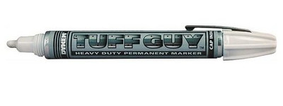 DYKEM 253-44175 TUFF GUY WHITE MEDIUM TIP
