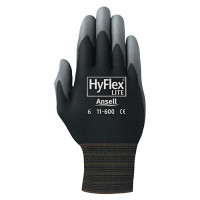 HYFLEX 012-11-600-11-BK HYFLEX 11-600 BLK LT WGHT ASSEMB PU/COAT SZ 11