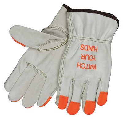MEMPHIS GLOVE 127-3213HVIL IND GRD DRVR KEY HIVIZ ORG FT/LOGO