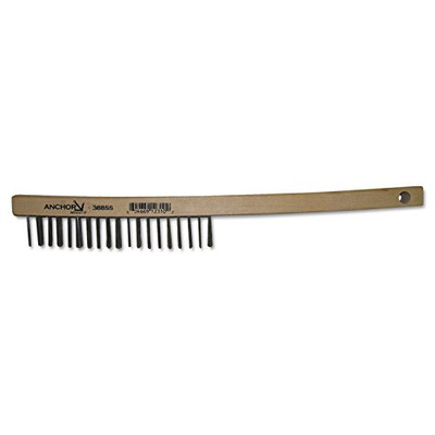 ANCHOR BRAND 102-388SS ANCHOR STAINLESS STEEL CURVED HANDLE BRUSH