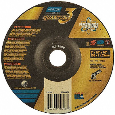 NORTON 547-66253370798 SG20Q-6X1/4X7/8-T27 NOR-QUANTUM3