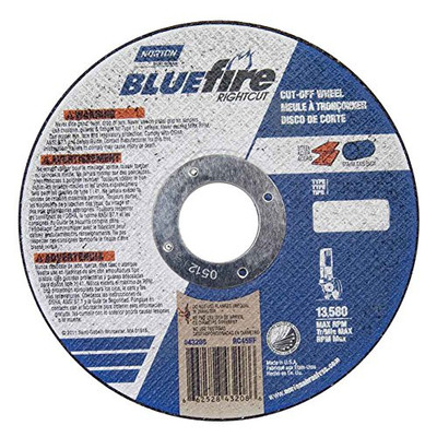 NORTON 547-66252843208 T1-4-1/2X.045X7/8 NORBLU F RC