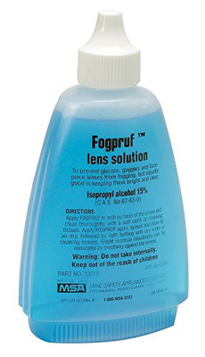 MSA 454-13016 4OZ FOGPRUF CLEANER