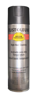 RUST-OLEUM 647-V2176838 HIGH TEMPERATURE BLACK FINISH