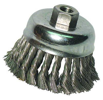 ANCHOR BRAND 102-R3KC14S ANCHOR 2-3/4 KNOT CUP BRUSH .0144 SS 5/8-11 RET