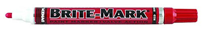 DYKEM 253-84006 BRITE-MARK PAINT PEN MEDIUM TIP RED