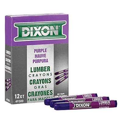 DIXON TICONDEROGA 464-49300 493 PURPLE LUMBER CRAYONS