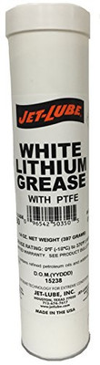 JET-LUBE 399-50350 14 OZ. WHITE LITHIUM GREASE W/PTFE LITHIUM BASE