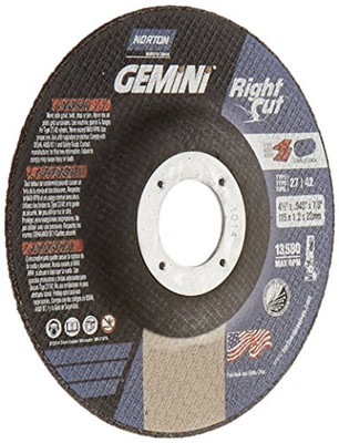 NORTON 547-66252842026 4-1/2X.045X7/8 TYPE27DEPRESSED CENTER WHEEL