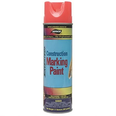 AERVOE 205-249 FLUORESCENT PINK 16 OZ W/B MARKING PAINT