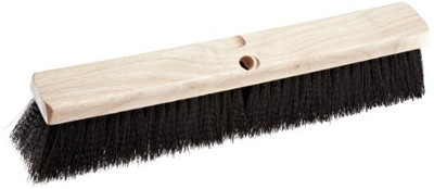 WEILER 804-42037 24 MED.SWEEP FLOOR BRUSH BLACK SYNTH