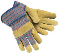 MEMPHIS GLOVE 127-1950L PIGSKIN GLOVES 2-1/2SAFETYCUFF SPLIT LEATH