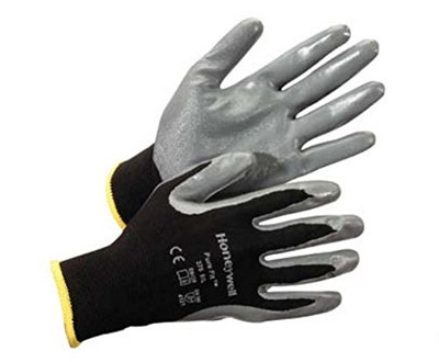 HONEYWELL 582-375-XL 13 CUT- LGT WGT BLACK NYLON SHELL W/ GRAY NITRIL