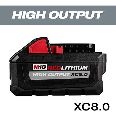 Milwaukee 495-48-11-1880 M18 REDLITHIUM HIGH OUTPUT XC8.0 BATTERY