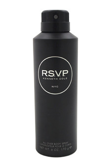 Kenneth Cole M-BB-2797 RSVP Body Spray for Men, 6 Ounce