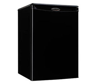 Danby DAR026A1BDD -3 Compact Refrigerator, 115 V, 15 A, 1 Door, 2.6 cu-ft, Black
