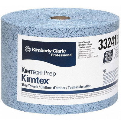 Kc 33241 Kimtex Wiper 9.8X13.4 Blue 717/Roll Kimberly Clark Corp 112298