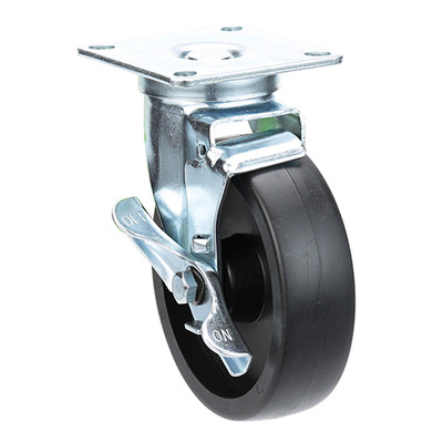 CASTER, PLATE, SWIVELW/ BRAKE for BKI - Part# C0406