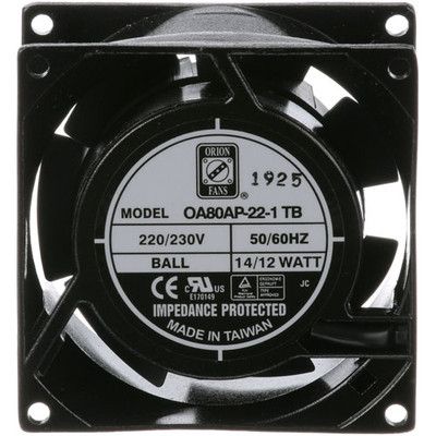 COOLING FAN ORION OA80AP for  MERRYCHEF - Part# 30Z1476