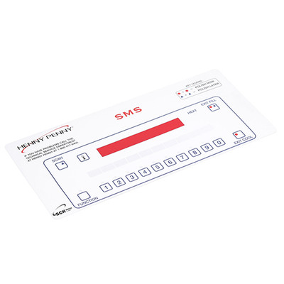 DECAL,8-HEAD CONTROL,KFC for Henny Penny - Part# 50624