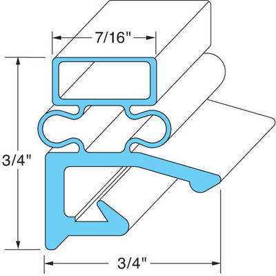 DOOR GASKET24-1/2 X 29-1/2 for Hobart - Part# 00-280984-00002