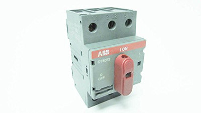 ABB OT80F3 1- DISCONNECT NON-FUSIBLE SWITCH, 3P, 80A, UL508 by