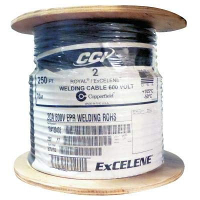 BEST WELDS 911-4-250 WELD CABLE 4AWG 250 FT