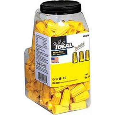 IDEAL INDUSTRIES 131-30-074J 175 PER JAR YLW WIRE-NUTCONNECTOR