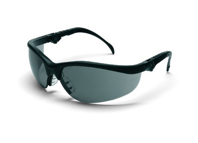 CREWS 135-KD312 BLACK FRAME  RATCHET TEMPLE GRAY LENS