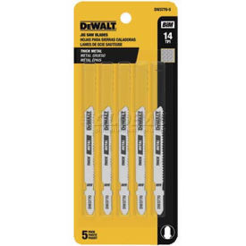 DeWalt B1106954 3-Inch 14 TPI Thick Metal Cut Cobalt Steel T-Shank Jig Saw Blade (5-Pack)