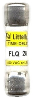 Littelfuse FLQ020 FLQ-20 , 20Amp 500V Cartridge Fuse