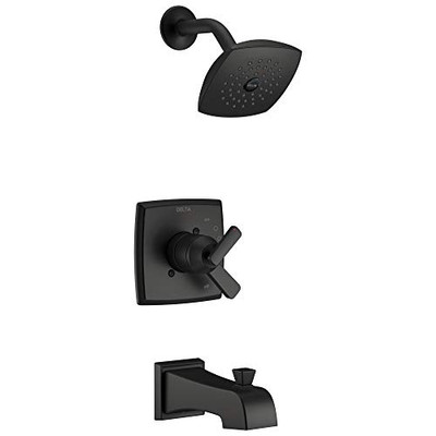 Delta Ashlyn Monitor 17 Series Tub and Shower Trim - Matte Black T17464BL