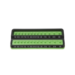 1/4 SAE Peg Socket Holder - Green