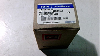 EATON C320KGS22 Cutler Hammer- 1NO/1NC Side Mt Aux. Contact