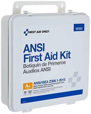 FIRST AID ONLY 579-90565 50 PERSON FIRST AID KIT ANSI A+  PLASTIC CASE