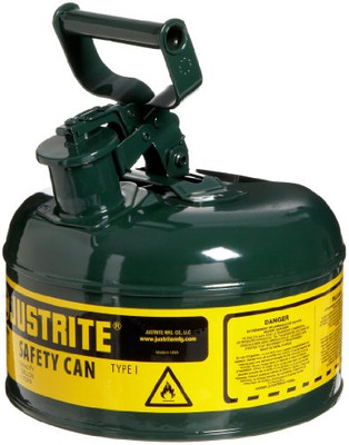 JUSTRITE 400-7110400 1G/4L SAFE CAN GRN
