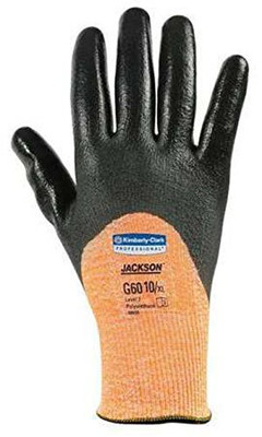 Kimberly Clark 412-38650 G60 L3 PU KNUCKLE CTD HI-VIS CUT RES GLV