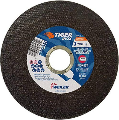 WEILER 804-58131 5X1MM TIGER INOX ULTRACUT TY 1  INOX60T  7/8A.H.