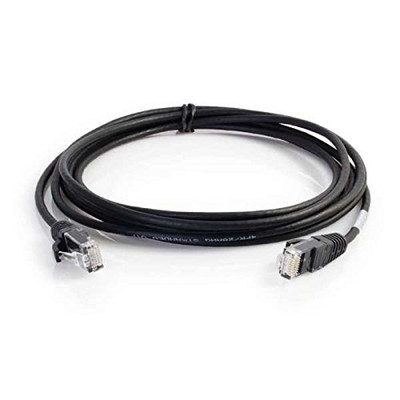 C2G 1104 5FT CAT6 SNAGLESS UNSHIELDED (UTP) SLIM ETHERNET NETWORK PATCH CABLE - BLACK
