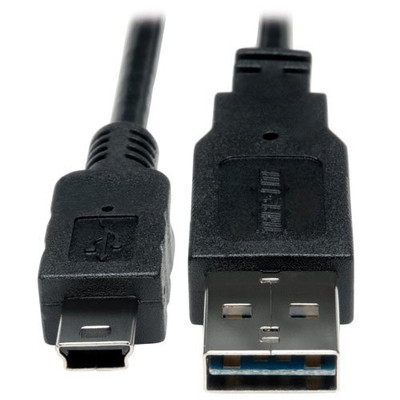 TRIPP LITE UR030-001 1-FT. UNIVERSAL REVERSIBLE USB 2.0 CONVERTER ADAPTER CABLE, REVERSIBLE A MALE TO