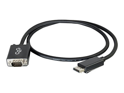 C2G 54333 10FT C2G DISPLAYPORT M TO VGA M BLK