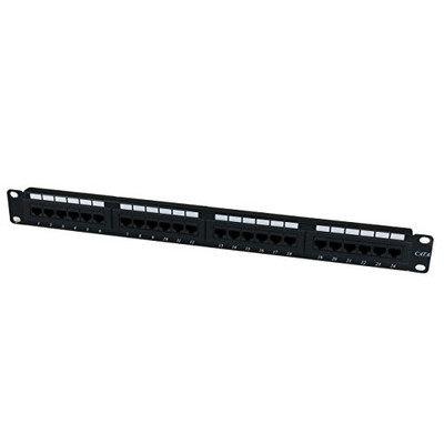 STARTECH.COM C6PANEL24 ORGANIZE UP TO 24 CAT6 PATCH CABLES - 110 TYPE PATCH PANEL - 1U 24 PORT CAT6 RAC