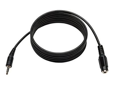 TRIPP LITE P318-006-MF 6FT MINI STEREO AUDIO 4 POSITION HEADSET EXTENSION CABLE 3.5MM M/F 6FT