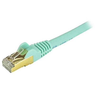 STARTECH.COM C6ASPAT35AQ CAT6A ETHERNET CABLE DELIVERS 10 GIGABIT CONNECTION FREE OF NOISE   EMI/RFI INTE