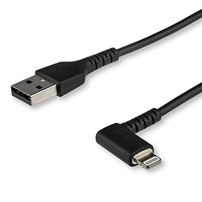 STARTECH.COM RUSBLTMM1MBR KEVLAR ARAMID FIBER SHELTERS DURABLE USB A TO LIGHTNING CABLE FROM BENDS   PULL
