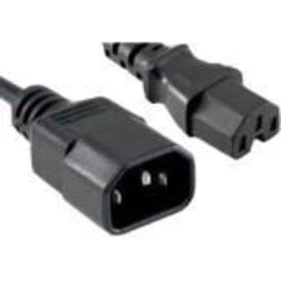 UNIRISE USA, LLC PWCD-C14C15-15A-10F-BLK 10FT BLACK C14-C15 PDU POWER CORD, SJT, 15AMP, 250V